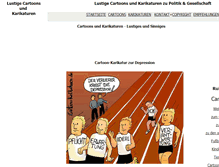 Tablet Screenshot of cartoon-karikaturen.de